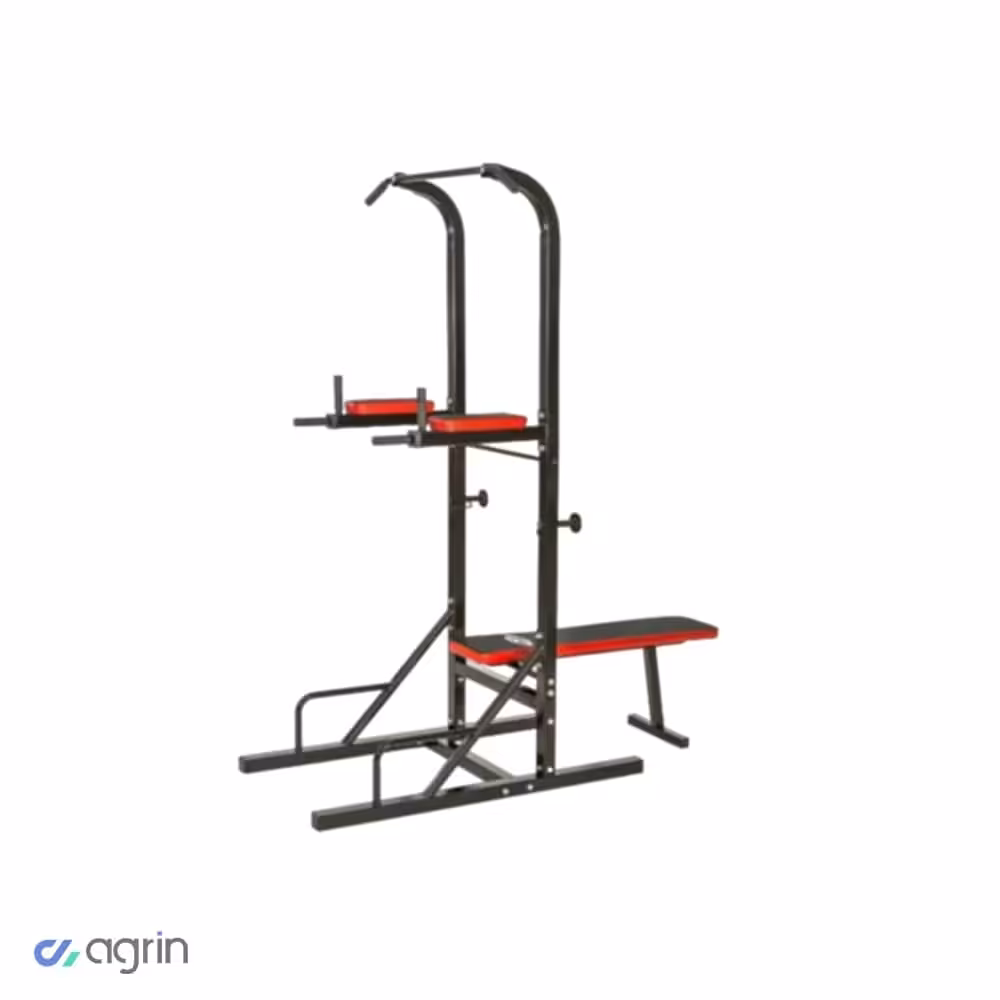 دستگاه پارالل بارفیکس شکم فضایی نیمکت دار