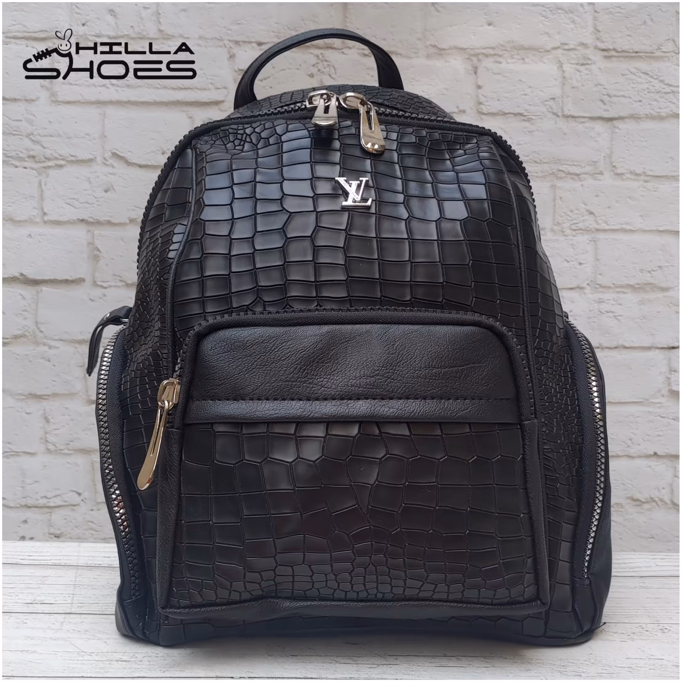 کوله پشتی چرم طرح کروکو