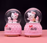 گوی موزیکال پمپی و چراغدار طرح کیتی