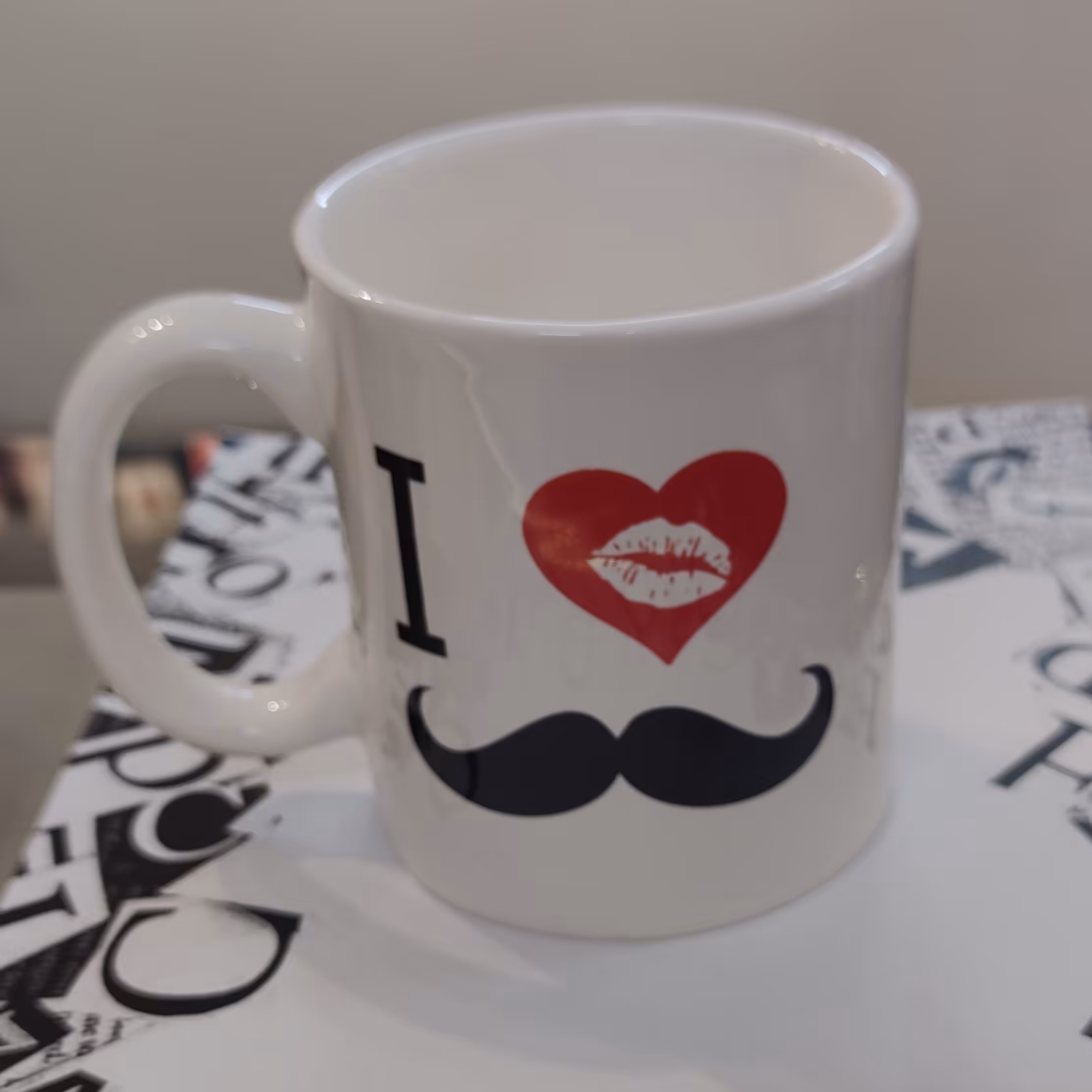 ماگ سرامیکی فانتزی . love