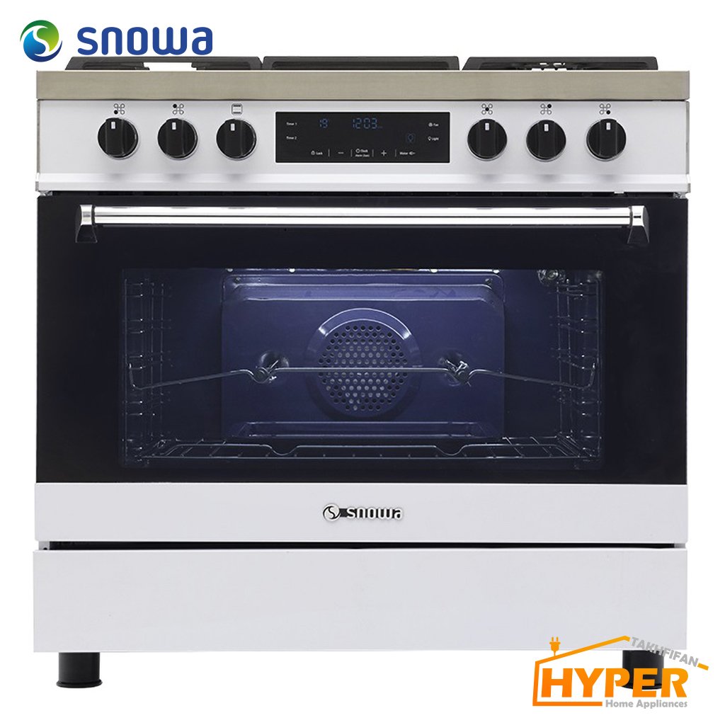 اجاق گاز اسنوا سری والنتینو SGC5-6112N سفید 5 شعله