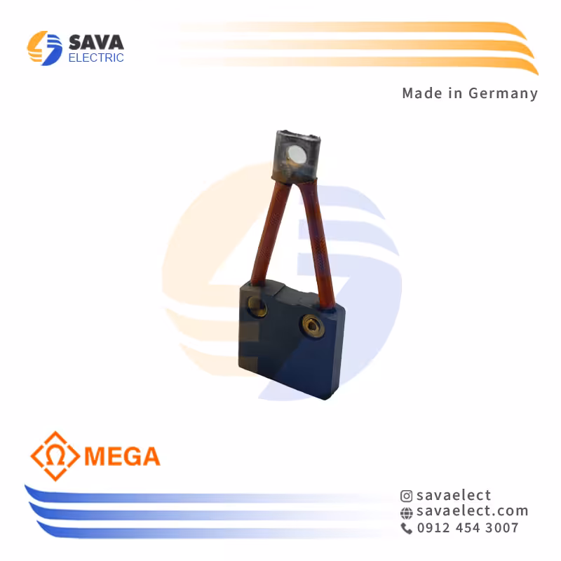 خرید ذغال کربنی صنعتی (گرافیتی) سیم‌ دار تکی 30*8 مگا آلمان | ساوا الکتریک