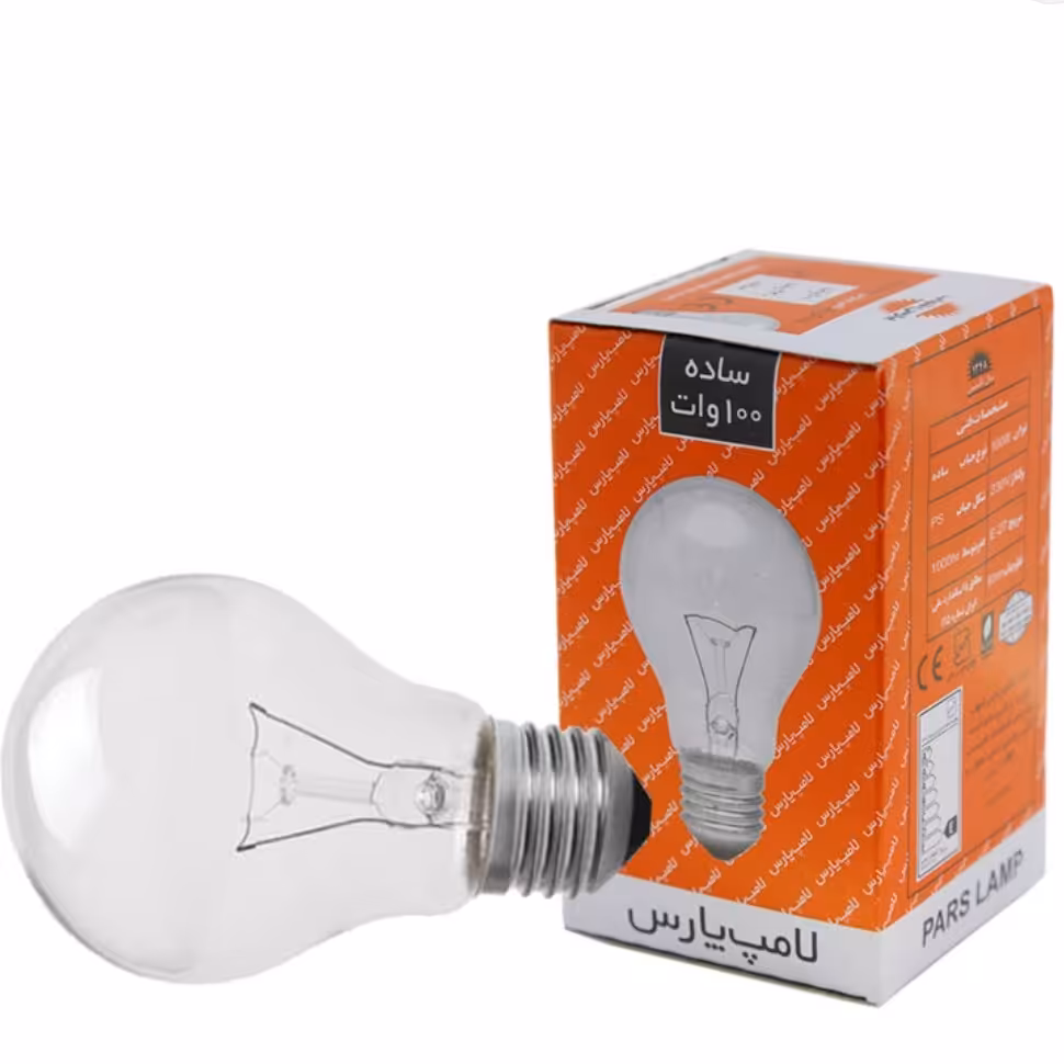 لامپ 100وات رشته ای پارس
