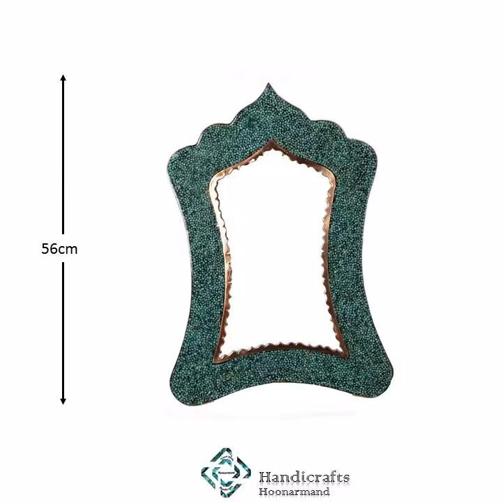 آینه چهار گوش سایز 4 فیروزه کوب