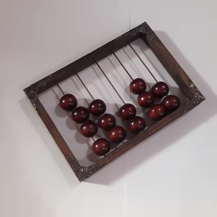 چرتکه ( ماشین حساب سنتی )چوبی دست ساز - مناسب استفاده در دکور منزل و فروشگاه 