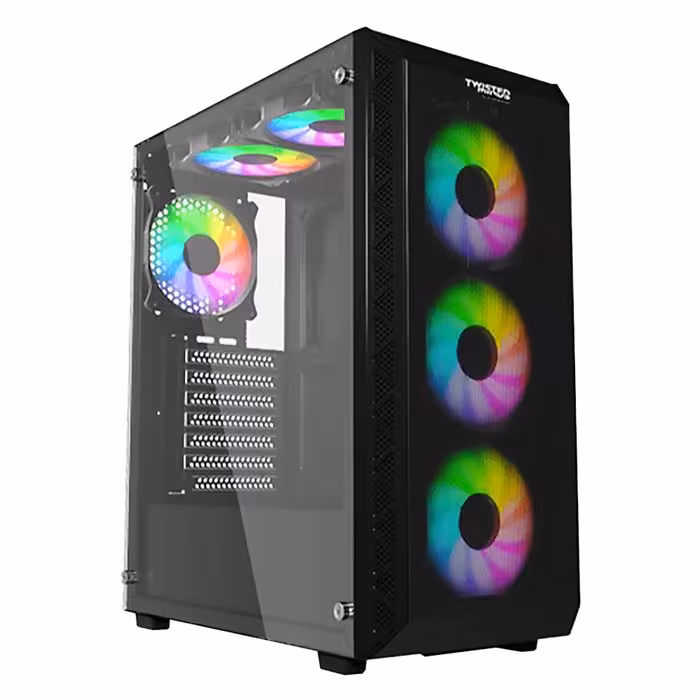 کیس کامپیوتر تویستد مایندز مشکی مدل 03 Apex