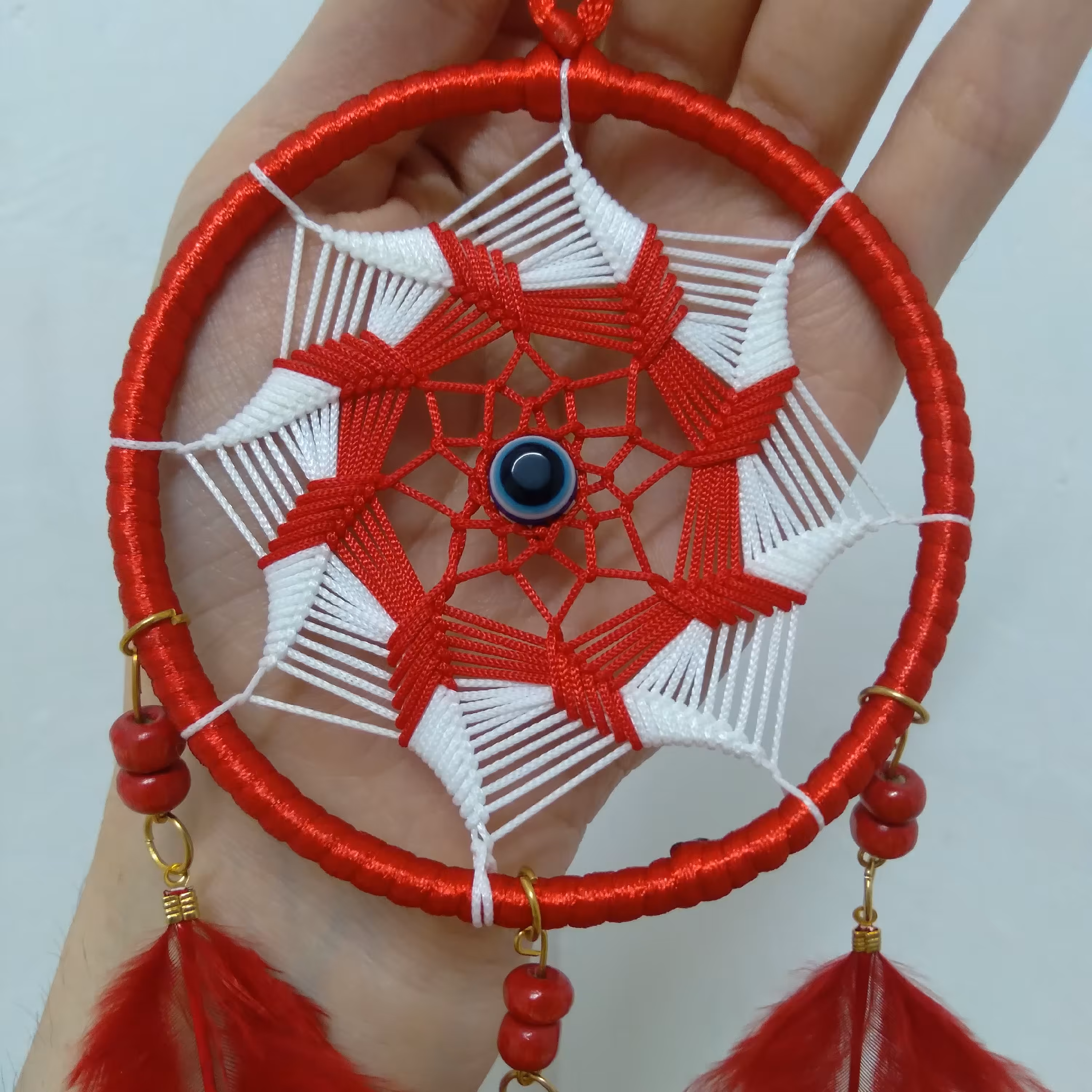 دریم کچر  آویز ماشین  ارسال رایگان  قرمز و سفید