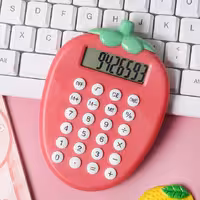 ماشین حساب توت فرنگی فانتزی