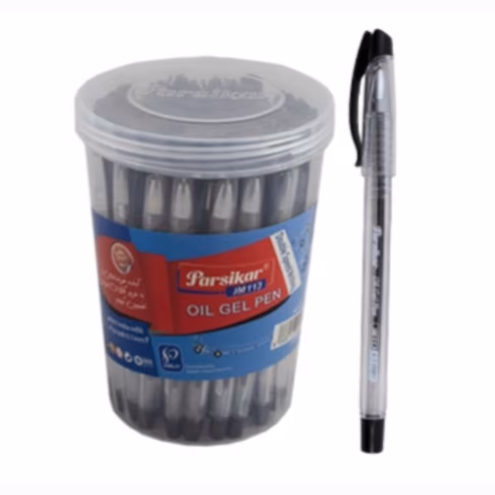 خودکار مشکی پارسیکار نوک هفت دهم