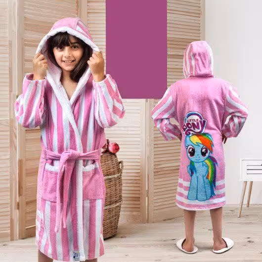 حوله پالتویی کودک پودایران سایز 90 طرح پانی