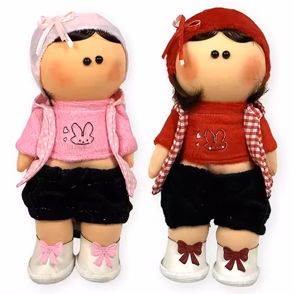 عروسک وروجک دختریا پسر کلاه دار