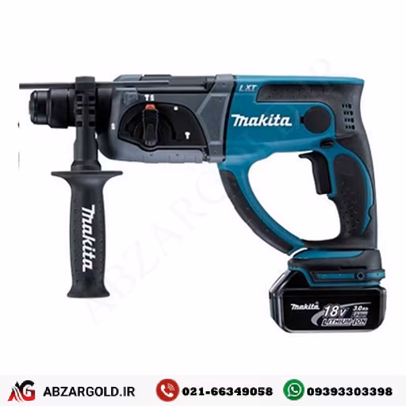 دریل بتن کن 4 شیار شارژی ماکیتا مدل BHR202