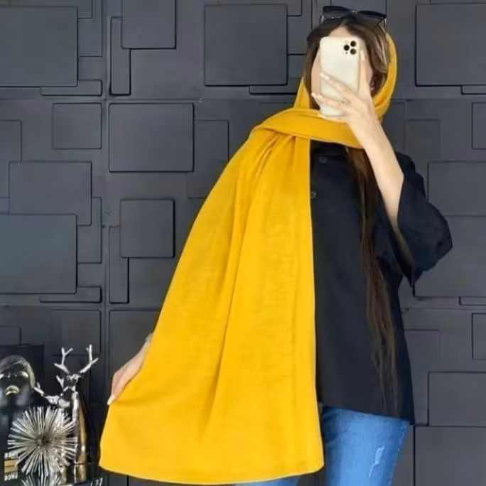 شال بافت ریز بافت ساده