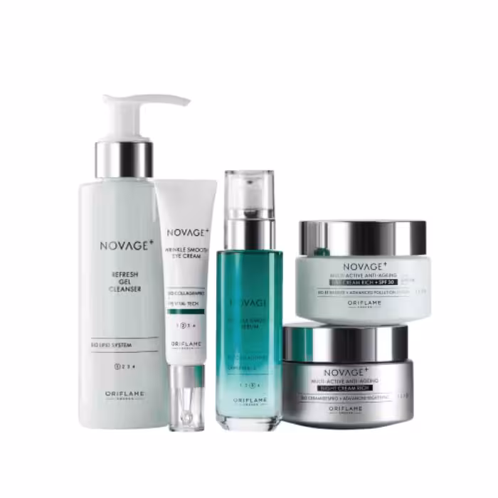 ست کلاژن ساز اوریفلیم سری نوایج پلاس مدل Wrinkle Smooth