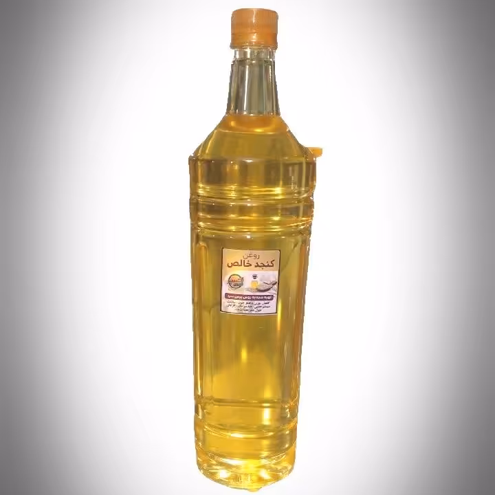 روغن کنجد ایرانی خالص یک لیتری(دارای طبع گرم و خشک) با ارسال رایگان