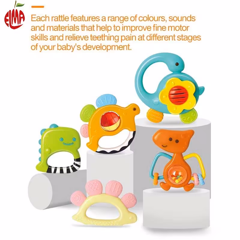 ست جغجغه دندانگیر 1109 هولی تویز Huile Toys