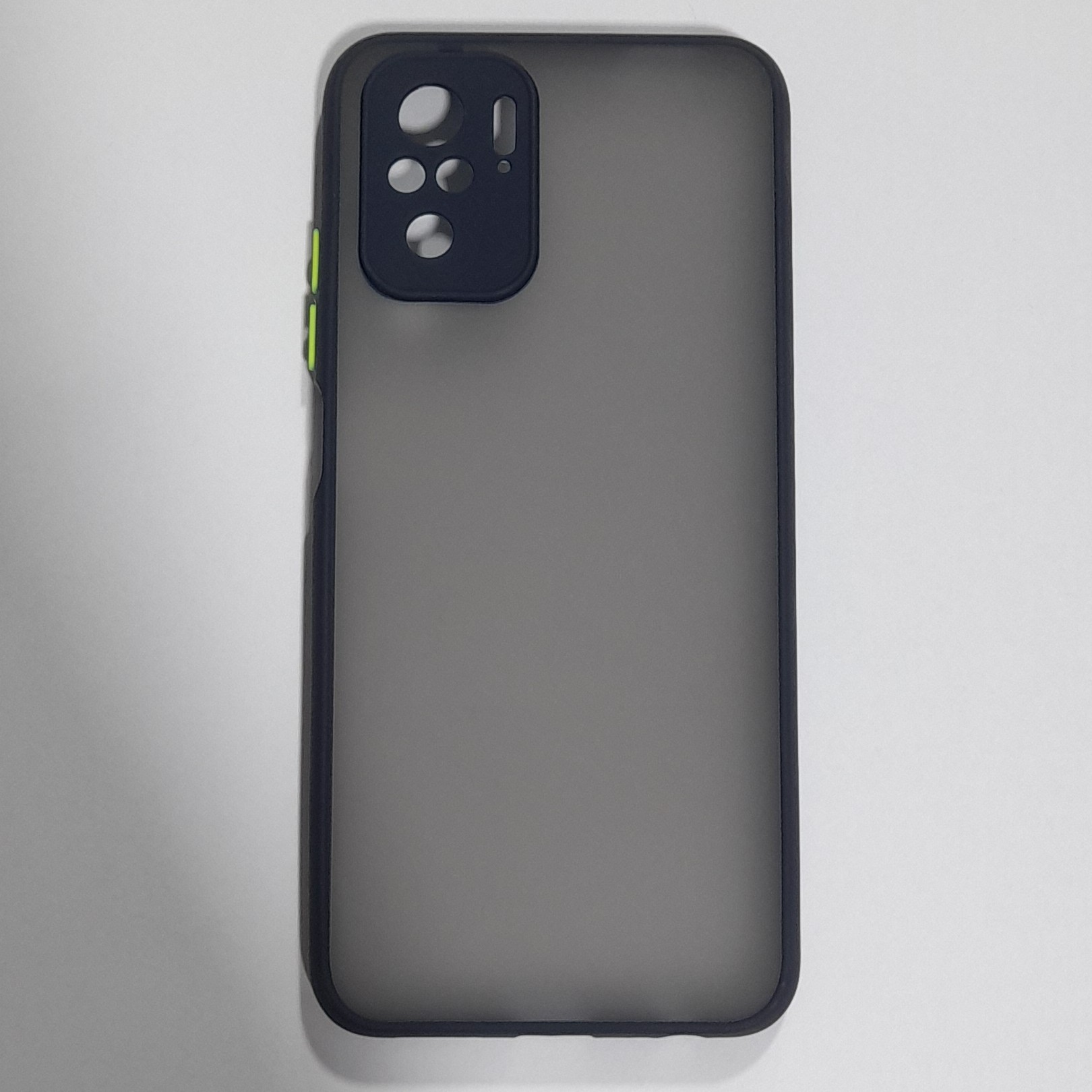 قاب گوشی  شیامی NOTE104G پشت مات دورسیلکون آبی note104g