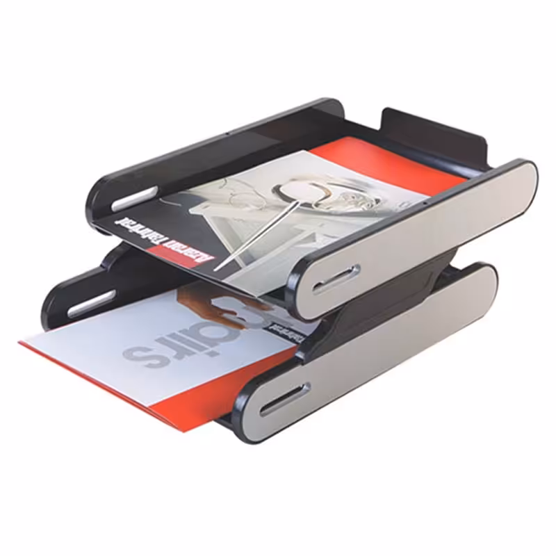 خرید کازیه 2 طبقه پلاستیکی آذران تحریرات مدل 3000