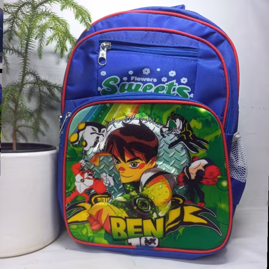 کیف مدرسه مدل بن تن آبی