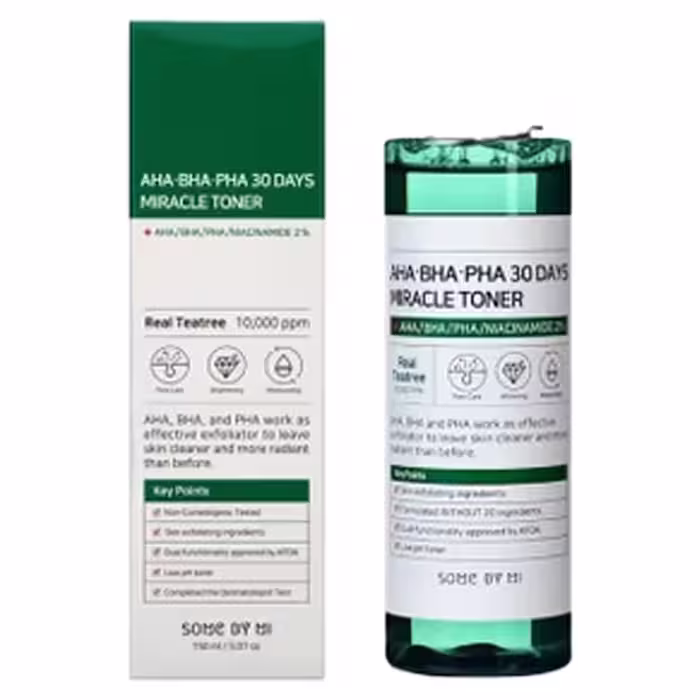 تونر لایه بردار سام بای می مدل AHA BHA حجم 150 ml