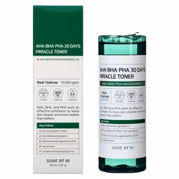 تونر لایه بردار سام بای می مدل AHA BHA حجم 150 ml