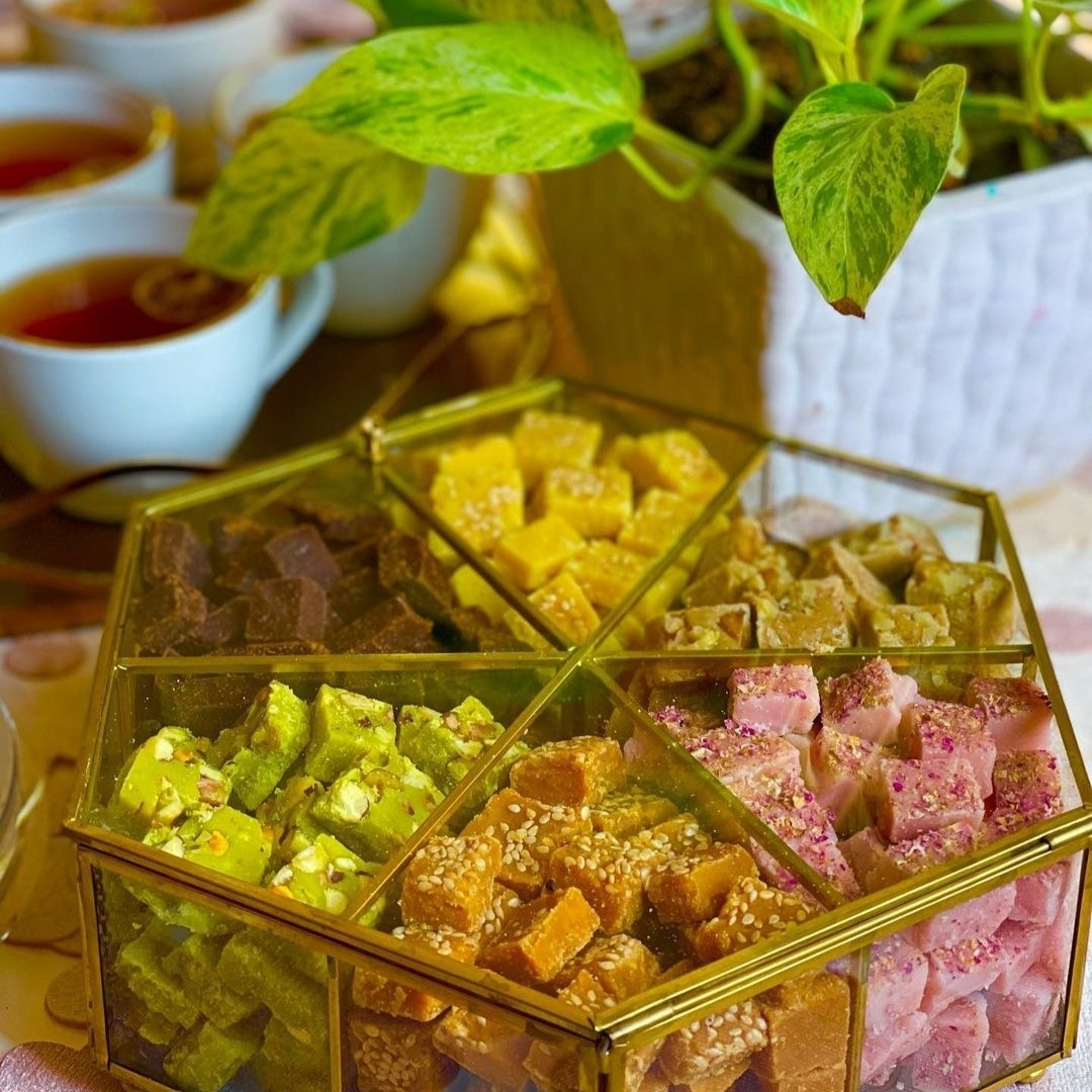قند گیاهی طعم دار خوش طعم به صورت فله و بسته بندی