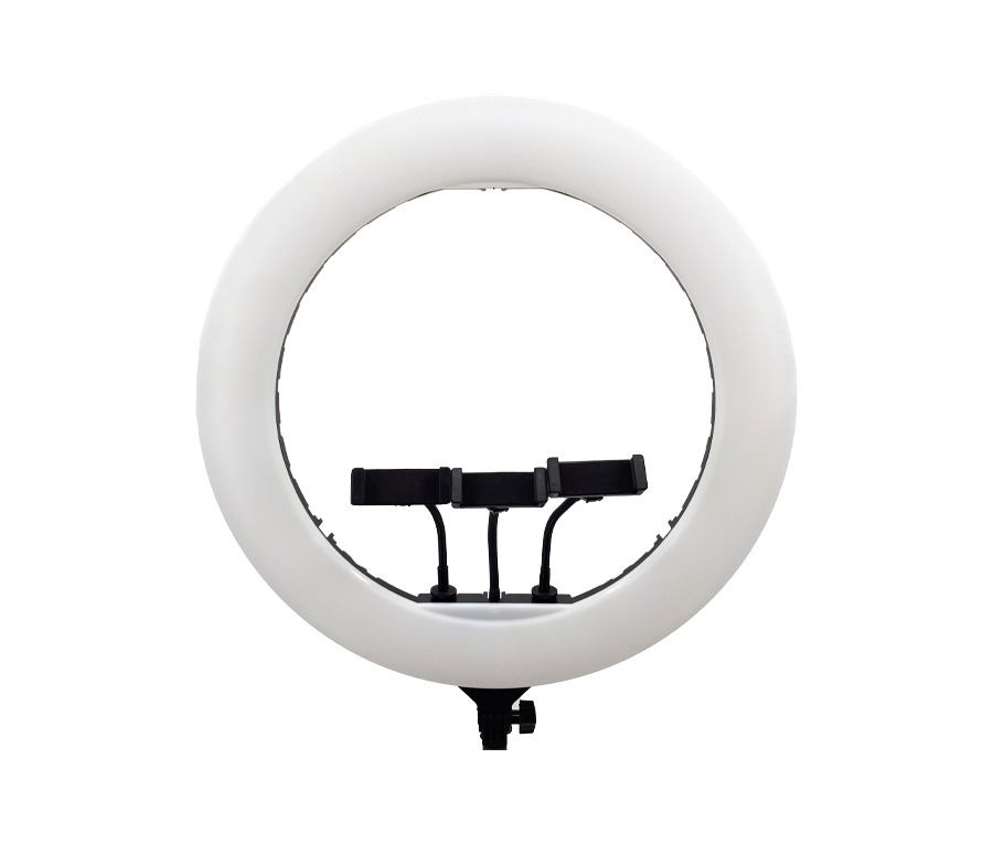 رینگ لایت عکاسی زئوس ZEUS YQ-520A (50 سانتی متر 65 وات) همراه با سه پایه