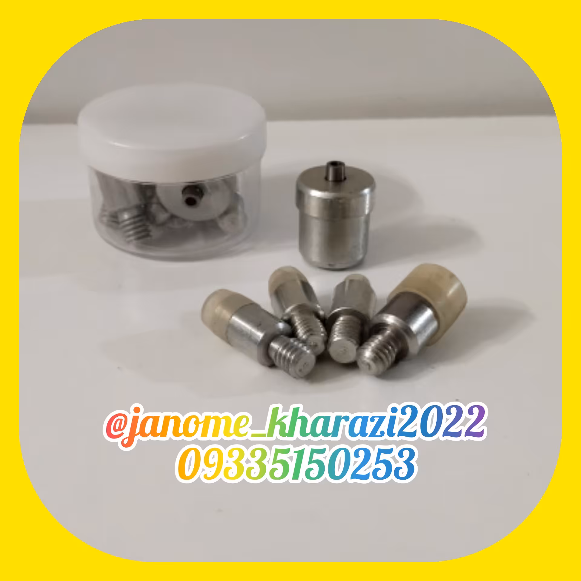 قالب مروارید پانچی دارای 4سایز قالب (5 6 8 10)  و یک عدد کفی دارای  یک پک