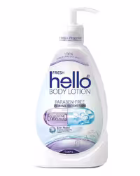 لوسیون بدن هلو فرش Hello Fresh مناسب پوست نرمال وزن 500 گرم