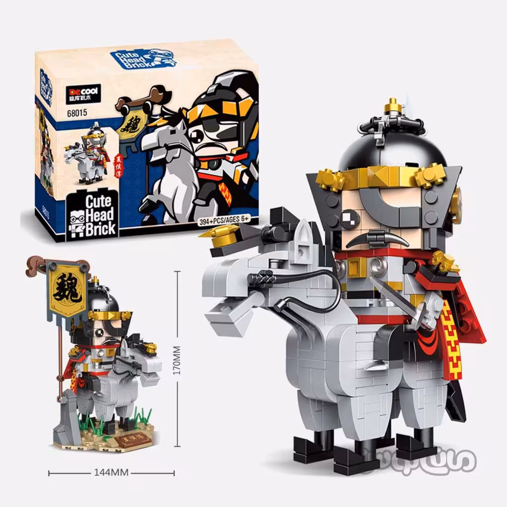 اسباب بازی شوالیه با اسب ساختنی 394 قطعه دکول

