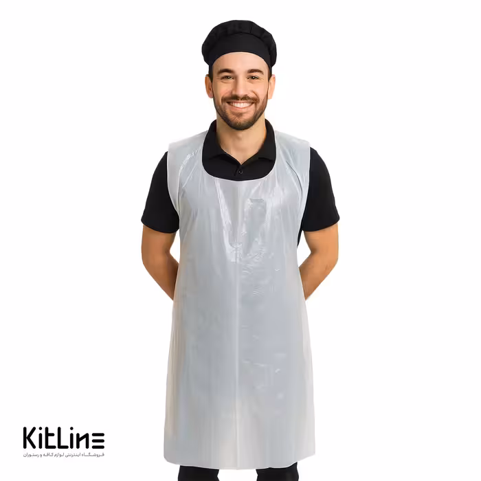 پیشبند یکبار مصرف نایلونی ندگار (کارتن 100 عددی)