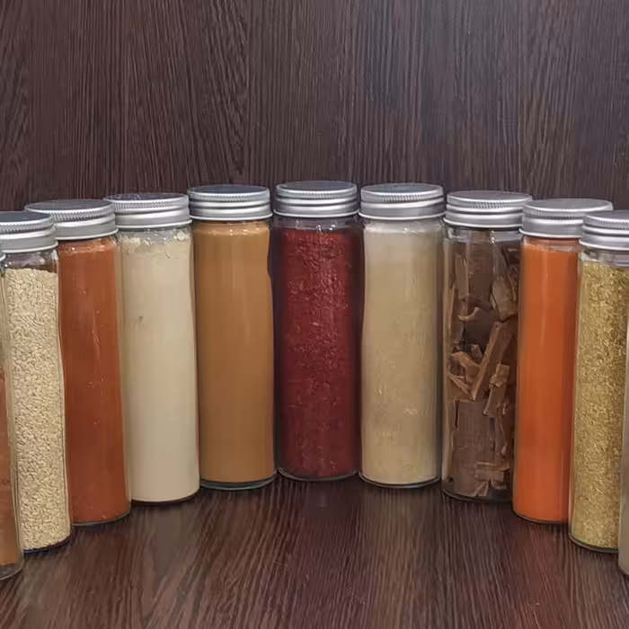 پک  شیشه ای ادویه 12 تایی