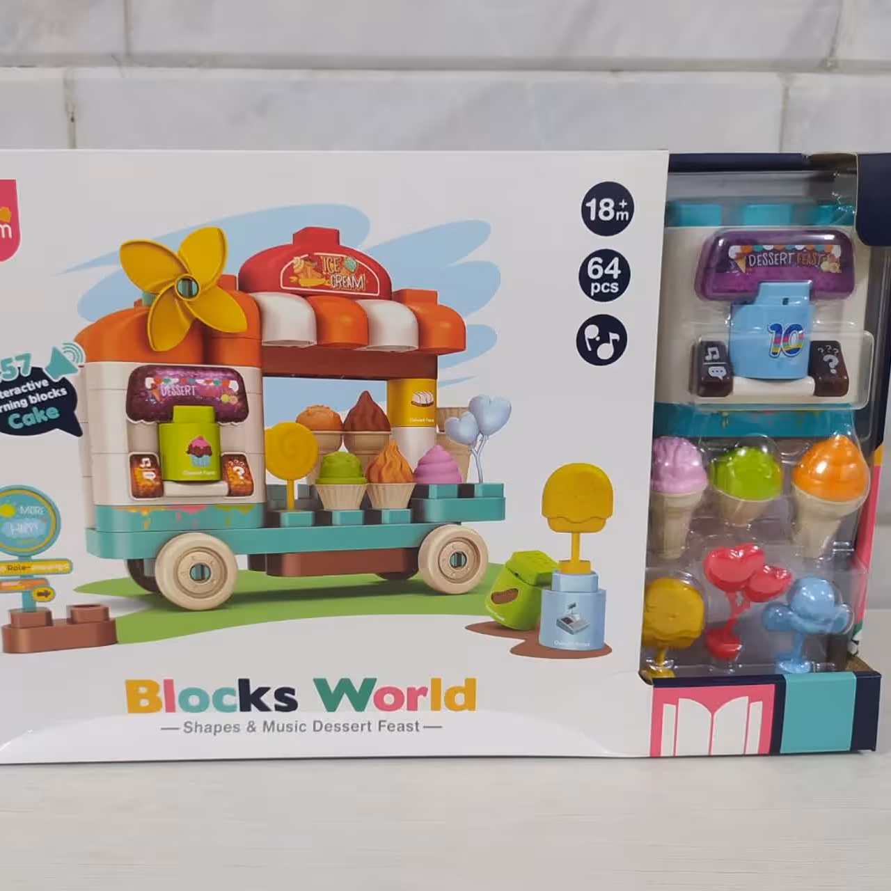 اسباب بازی ست چرخ بستنی و لبنیات خارجی