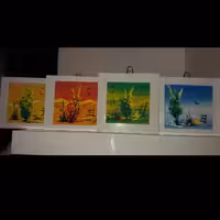 تابلوهای نقاشی چهار فصل کار دست