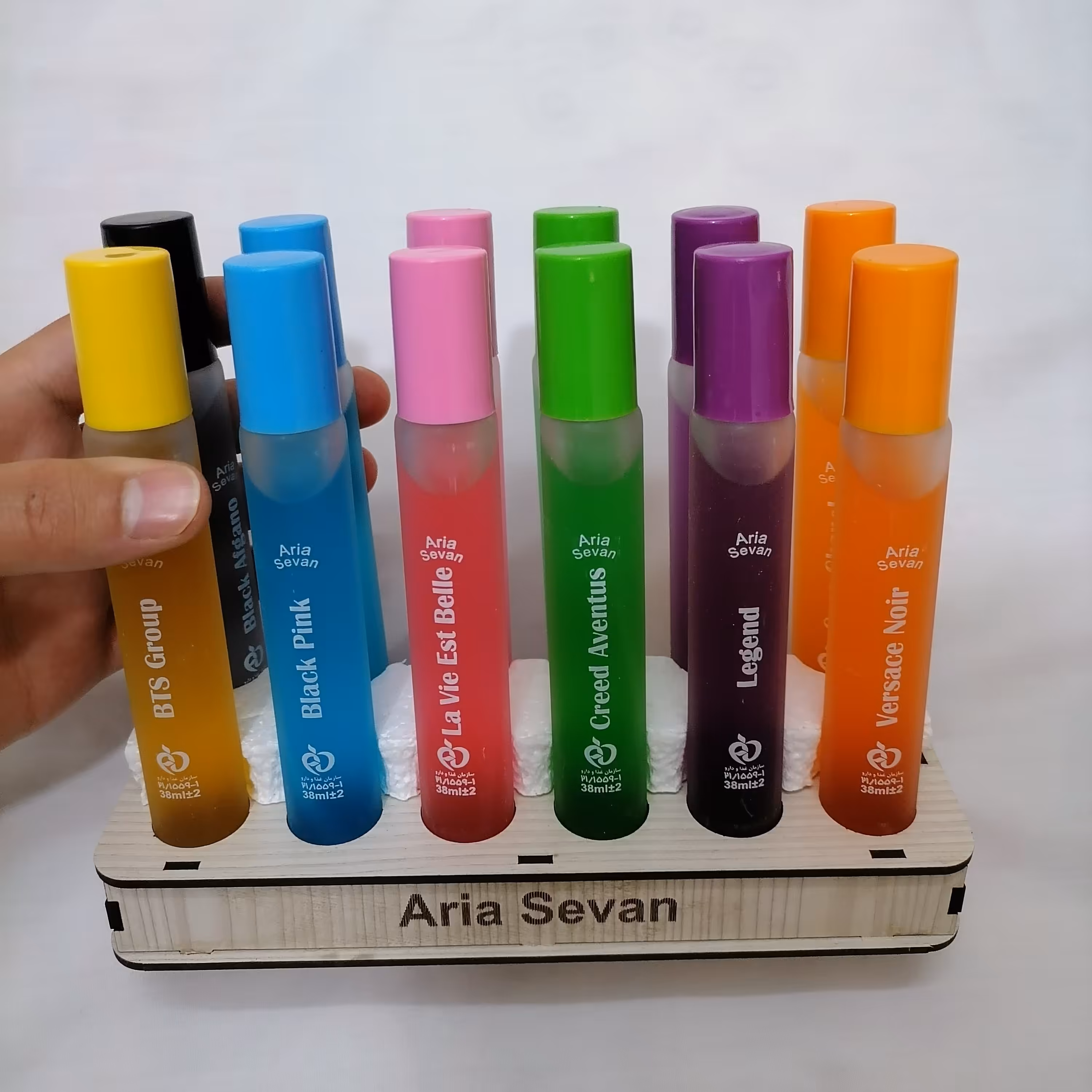 عطر 38میل شیشه ای اسپری 