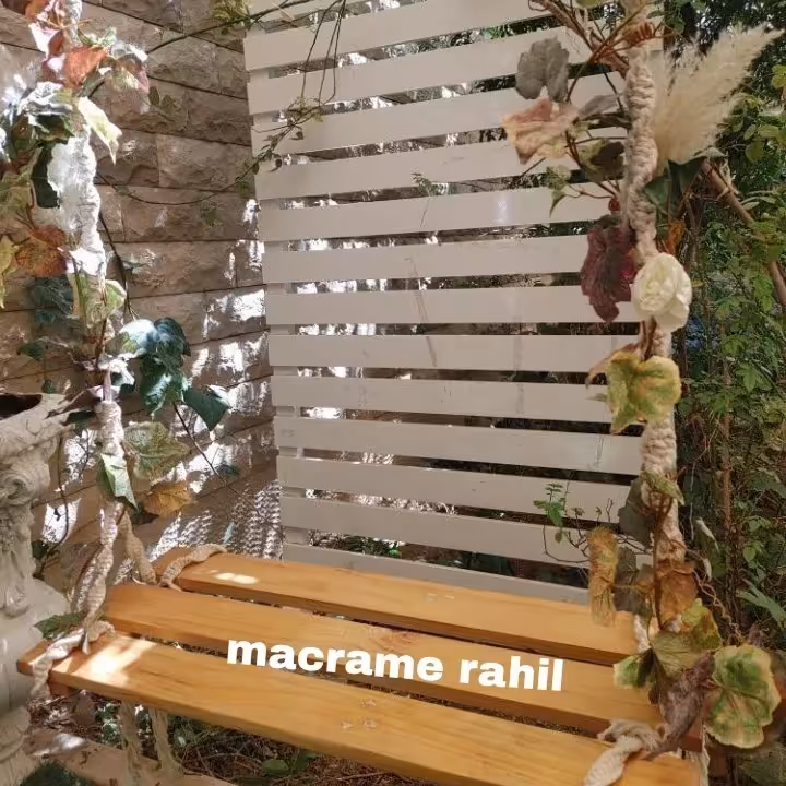 تاب مکرومه بسیارکاربردی برای خانه باغ وآتلیه وسالن عقدوحتی منزل 