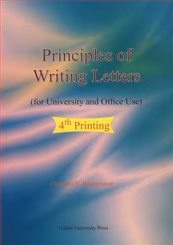کتاب PRINCIPLES OF WRITING LETTERS