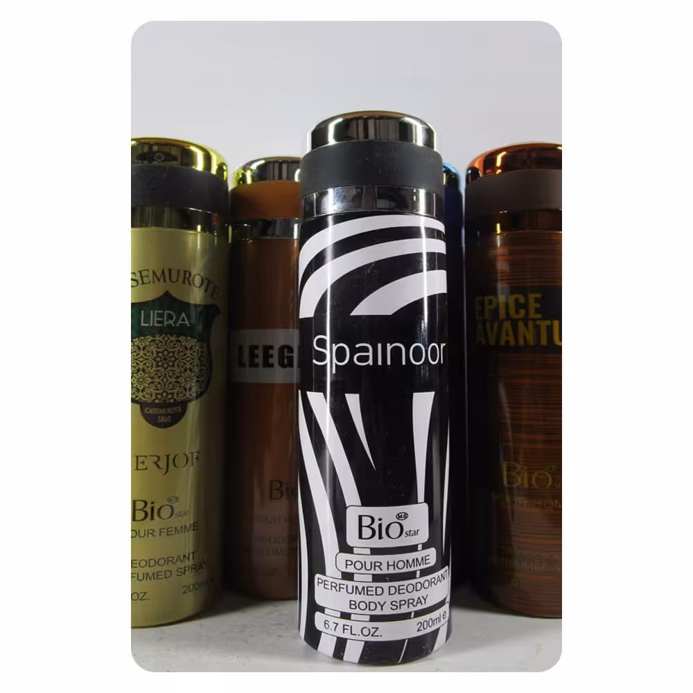 اسپری خوشبو کننده بدن آقایان بیو استار رایحه اسپلندور Esplendor حجم 200 میلی لیتر