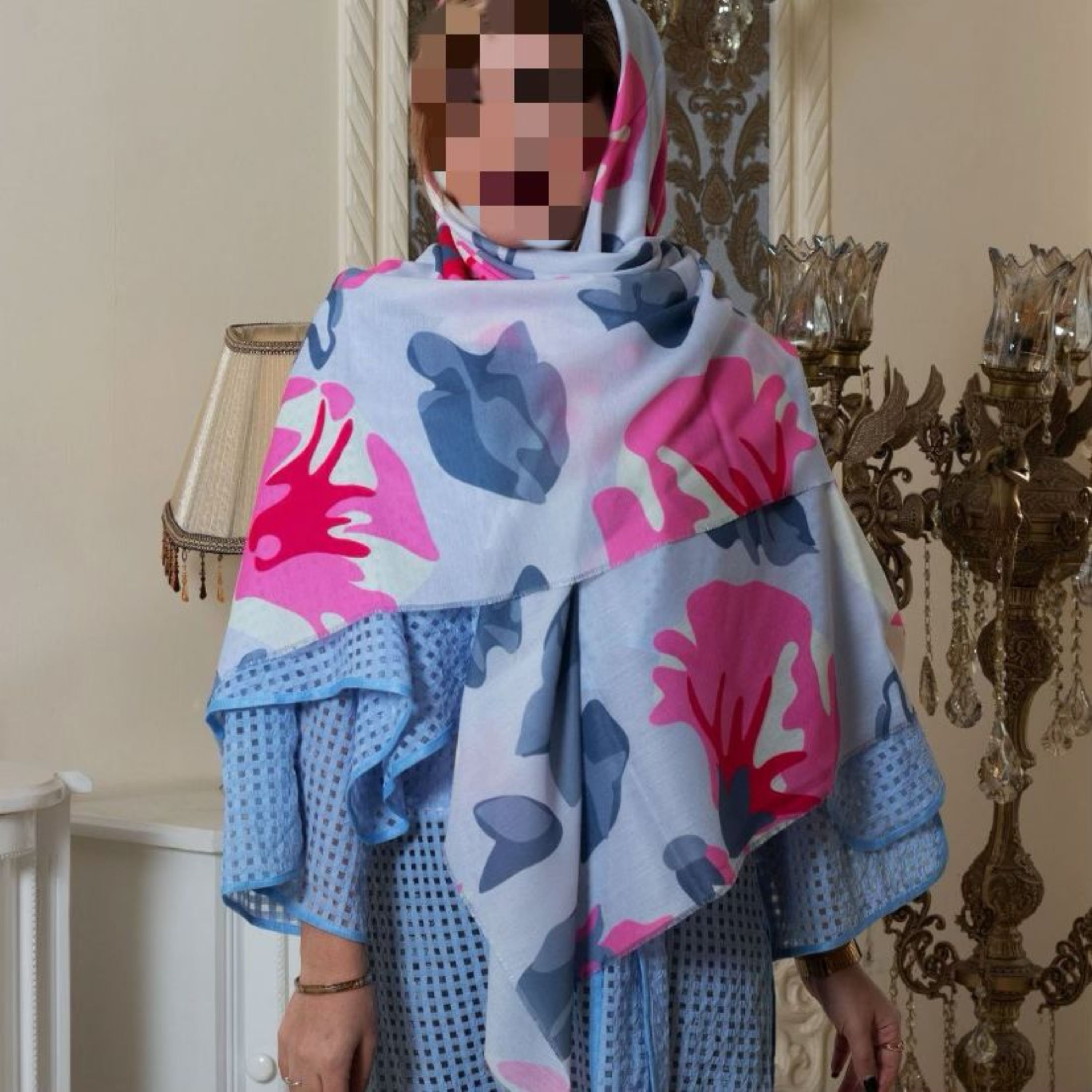 روسری نخی تابستانی