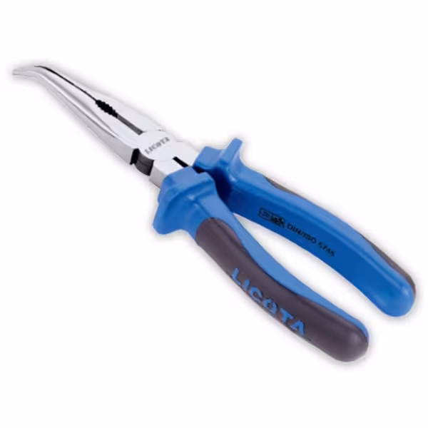 انبر دمباریک دسته دو رنگ سرکج لیکوتا سایز 200 میلیمتر