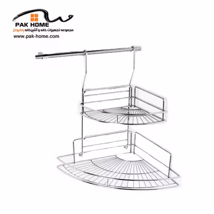 کنج حمام آویز استیل آدلان AS924 (آهیل)