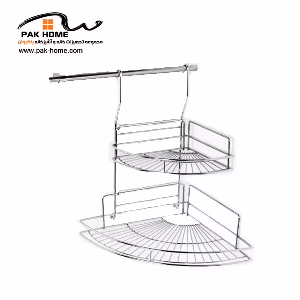 کنج حمام آویز استیل آدلان AS924 (آهیل)