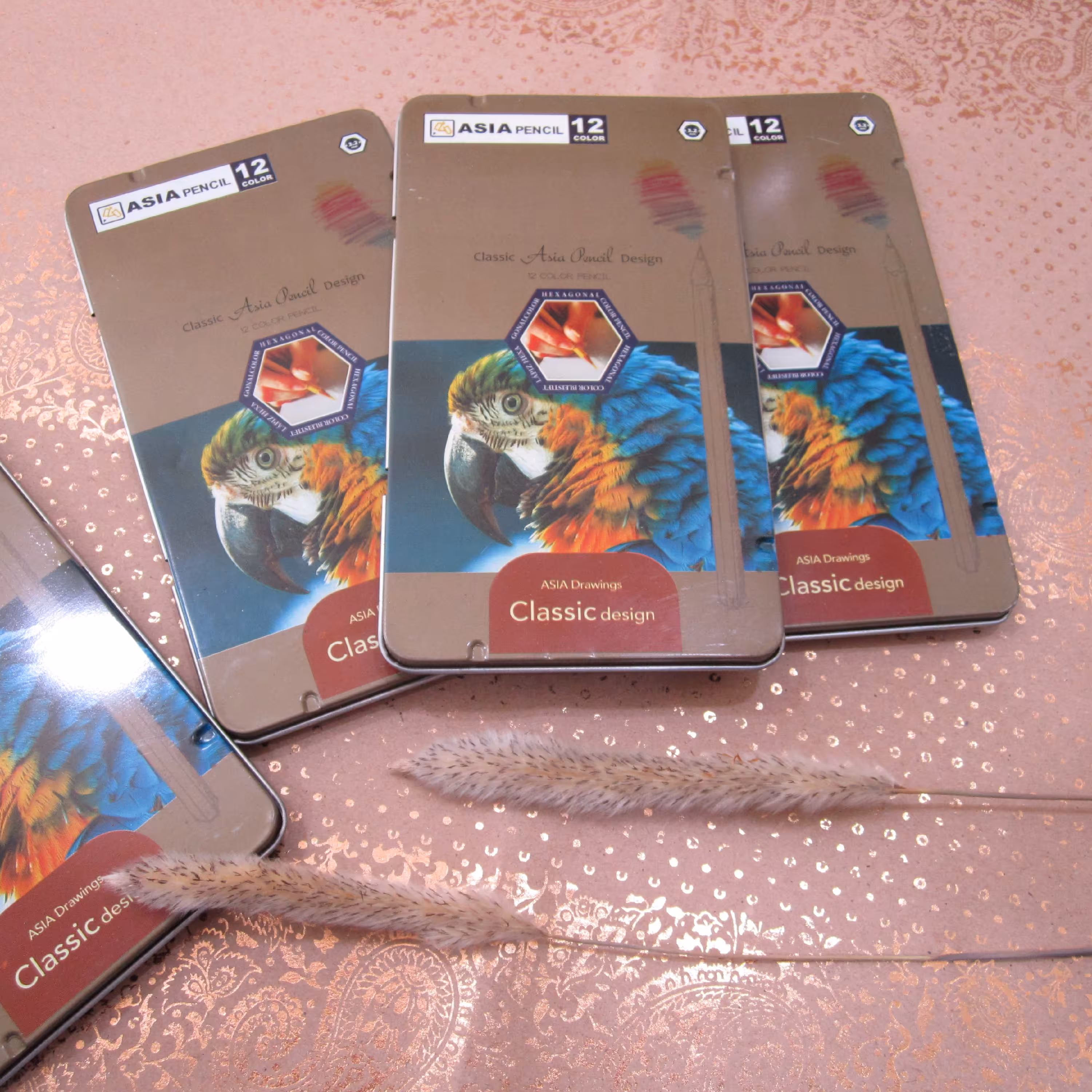 مدادرنگی جعبه فلزی