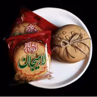 کلوچه نوش ناز لاهیجان در بسته های 40عددی (20بسته دوتایی) با طعم نارگیلی