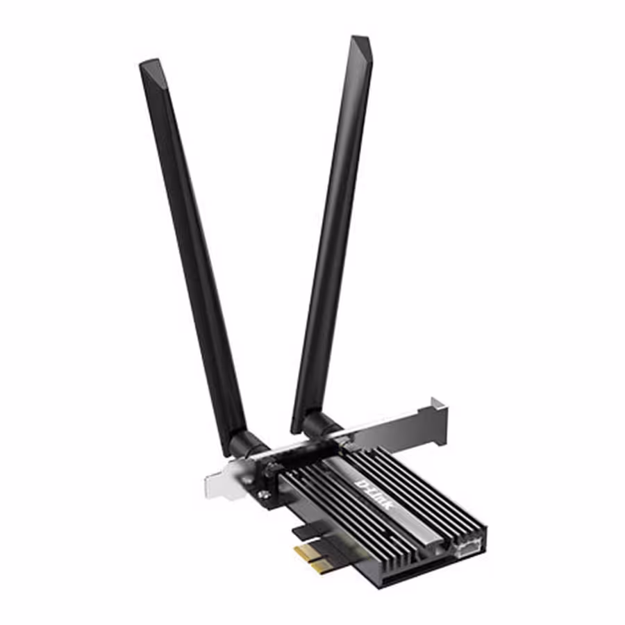 قیمت و خرید کارت شبکه بی‌سیم AX5400 و PCIe دی لینک مدل DWA-X586E | یاس ارتباط