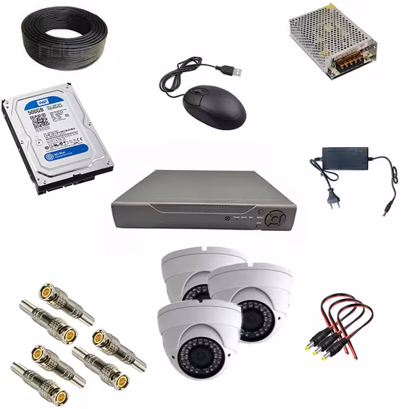 پک اقتصادی دوربین مدار بسته 3 دوربینه