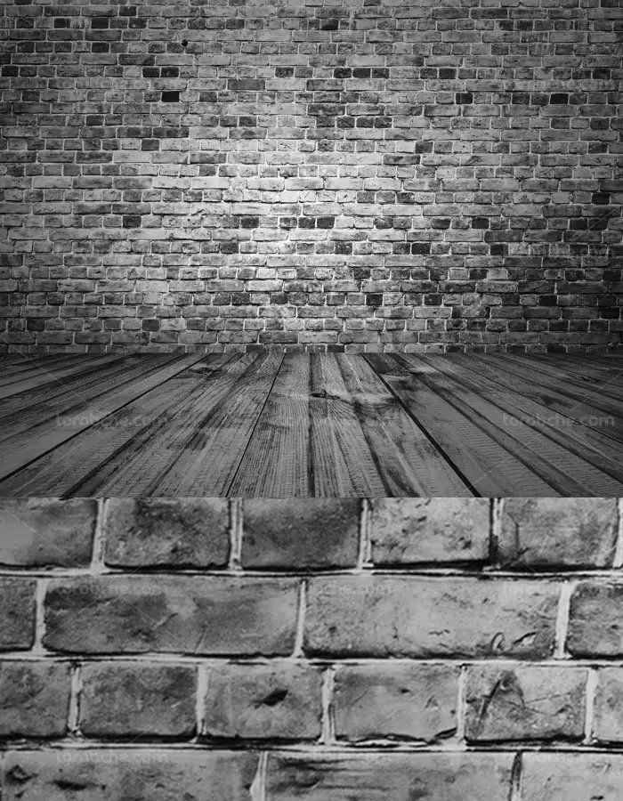 تکسچر پس زمینه دیوار آجری و زمینه چوبی شماره 02 - گرافیک با طعم تربچه