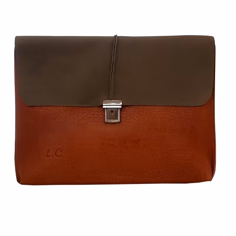 فولدر چرم طبیعی کد 105MH عسلی