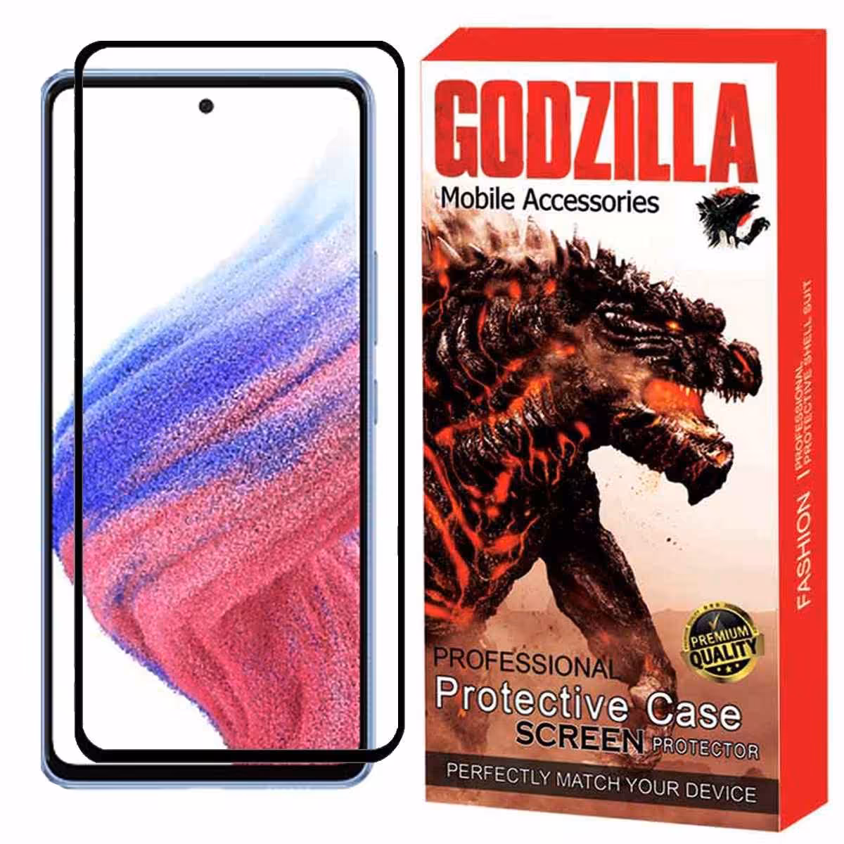 گلس گودزیلا  Full  برای سامسونگ  A53