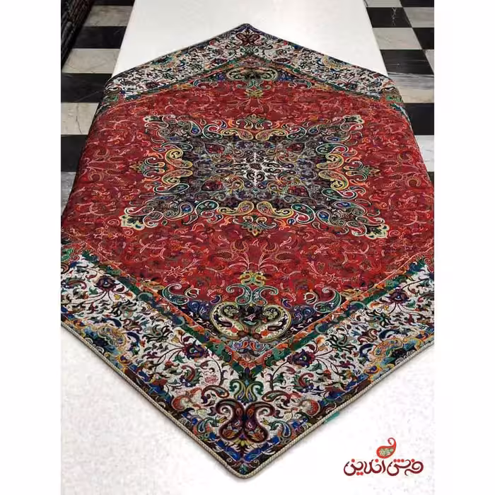 رومیزی مربع ترمه کد 14